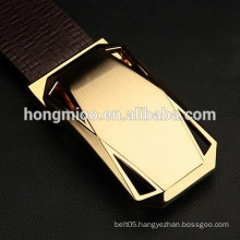 Great Britain Domineering rose golden belt genuine leather belt rose golden copper automatic buckle